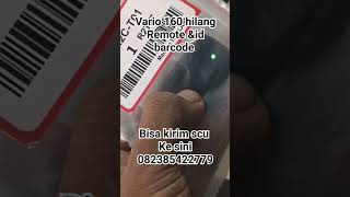 program remote Vario 160.dengan kasus hilang remote & id barcode#automobile #ahlikunciimmobilizer