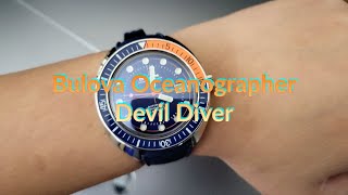 The Devil Diver is back! Bulova Oceanographer 98B320 Unboxing