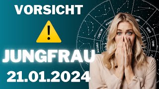 JUNGFRAU ♍️❗️DU MUSST AUFPASSEN! ❌ Horoskop - 21.Januar 2024 #jungfrau #tarot