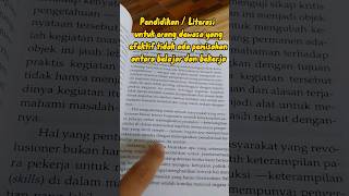 Pendidikan-Literasi Untuk Orang Dewasa yang Efektif Tidak Ada Pemisahan Belajar dan bekerja