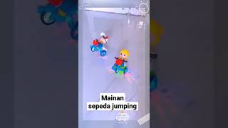 Mainan SEPEDA JUMPING untuk anak bayi balita #mainananak #toys #edukasianak #education #shorts