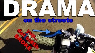 get home with broken clutch cable?!DRZ400