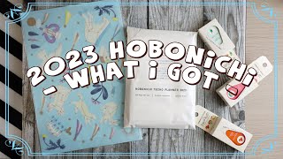 What I got from the Hobonichi 2023 release