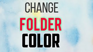 Document Scanner: How to change folder color?