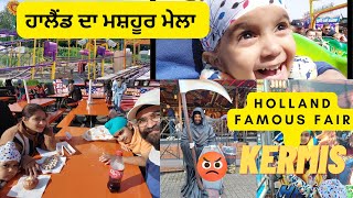 Holland famous fair KERMIS | Ghost castle | Fun travel vlog | Wonderful Rides | Punjabi Vlogger