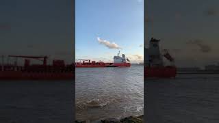 Oil Tanker leaving Freeport TX