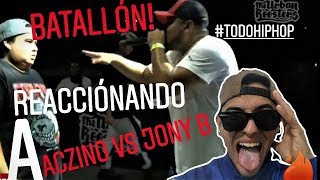 ACZINO VS JONY BELTRAN BATALLÓN/ REACCIONANDO A ACZINO VS JONY B