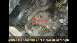 Cambiar Motor de arranque - Peugeot 306 1.8 16V