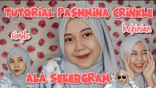 Tutorial Hijab Pashmina crinkle 3in1 || Style Pashmina Crinkle Terbaru🌸