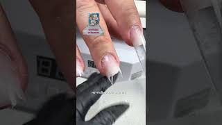 Наращивание мужчине #верхниеформы #nails #ногти