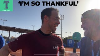 Fabio Fognini interview after winning Montemar Challenger: 'I'm really thankful' to still compete