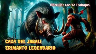 HERCULES LOS 12 TRABAJOS CAZA DEL JABALI ERIMANTO LEGENDARIO