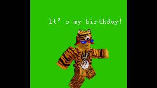 It’s my birthday!