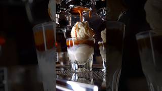 Coffee and Ice Cream (Affogato)🍧 #shorts #coffee #latteart #youtubeshorts