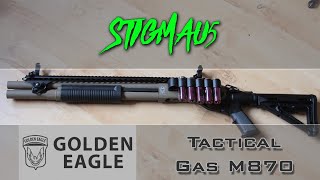 Golden Eagle Gas M870 shotgun Review // Stigmau5