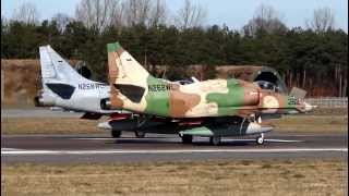 Double Skyhawk takeoff at Wittmund ETNT