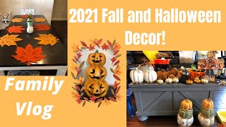 Fall and Halloween decorating VLOG