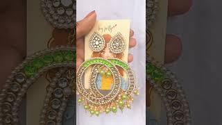 Introducing our new collection "tajdar" ✨️. #earrings #jewelry #kundanring #youtube #ytshorts #yt