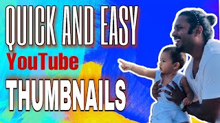 How to make a Youtube Thumbnails  Quick and Easy || Tutorial