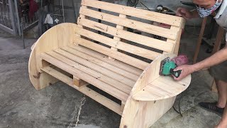 Seesaw From Scrap Wood - How To Build A Garden Bench from A Wooden Cable Reel