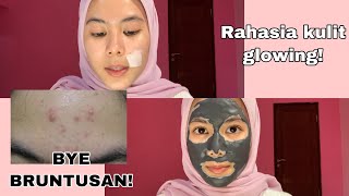 Skincare Selama Jerawat Bruntusan + Rahasia Glowing! (Pagi)