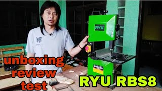 Bandsaw RYU RBS8 , unboxing  , install , review , test