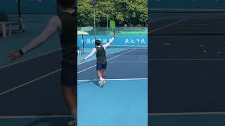 playing tennis in Wuhan and Guangzhou #tennisplayer #tennistime #tennislife #tennisshorts