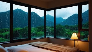 RAIN SOUNDS To Sleep - 100% Fall Asleep Immediately With HEAVY RAIN In The Mountains