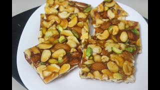 Lohri recipes/Dryfruits chikki recipe/Gajak/Makar sankranti recipes/Lohdi recipes/Utrayan recipes