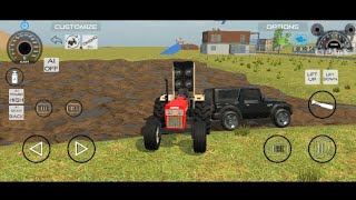 थार कीचड़ में फंस गई || Indian vehicles simulator 3d || OmkarX Gaming