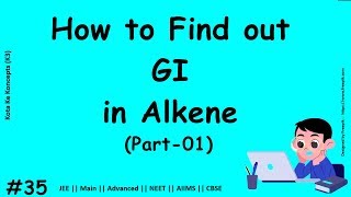 Geometrical isomerism in Alkene || JEE Main || Advanced || NEET || CBSE || In Hindi