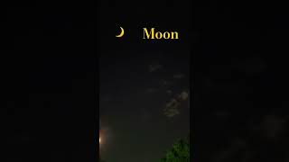 Moon and Cloud | Night Time | Amazing Look of Sky | Traveldton23 | Shorts Video