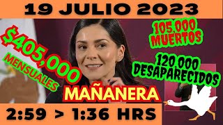 💩🐣 Conferencia de prensa matutina *Miércoles 19 de Julio 2023* Presidente AMLO de 2:59 a 1:36.