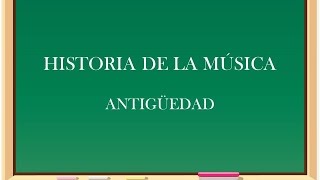 Historia de la música I