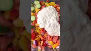 vegetable  and fruit  mix  pasta  salad / very tasty  and healthy