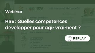 [Webinar] RSE : Quelles compétences développer pour agir vraiment ?