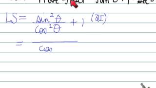 MCR 3U - 4.6 Trig Identities part 1