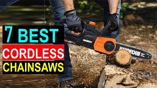 Best Cordless Chainsaw 2024  - Top 5 Cordless Electric Chainsaw Reviews