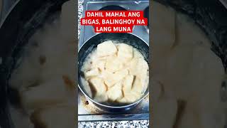 Dahil napakamahal na ng bigas, balinghoy nalng muna tayo #shortsfeed  #shortsvideo #shorts