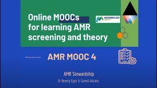 AMR MOOC 4 - AMR Stewardship and Social movements