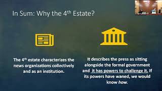 The “Triadic Model” of Free Speech and the Diminishing Influences of the 4th Estate