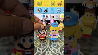 Lego Princess Peach Ice Suit And Lego Mario Bee Suit Exchange Power Up Suits #viral #shorts #mario