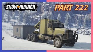 SNOWRUNNER Gameplay Cabin Fever Deliver To The North Camp