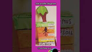 Soil profile Diagram #B.Ed.#teachingaids #Cdp #lessonplan