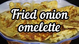 Fried Onion Egg 煎大葱蛋 | Recipe | Simple recipe | Easy to cook | ASMR | Cooking | Cook