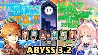 New Abyss 3.2! Floor 12: Childe International and Burgeon Kokomi