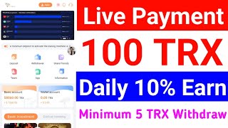 New Trx Mining Site Tron-ix | Online income site today | trx mining site | Tron cloud mining site