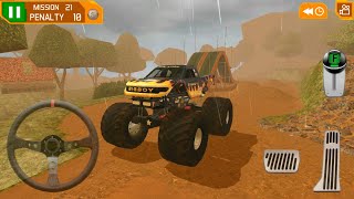 BigBoy Monster Truck Driving - 4x4 Dirt Offroad Parking - Android IOS Gameplay - Offroad Parking Lot