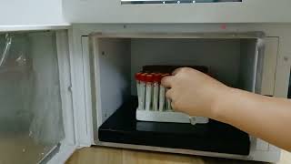 Reagent tube management inventory cabinet UHF RFID