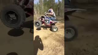 Yfz450 Launch Insane wheelie!